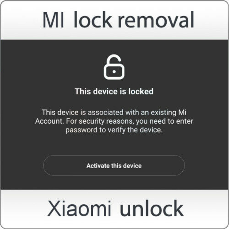 Picture of Official Xiaomi Account Unlock ( CLEAN Europe Mi Account ONLY ) SU Fast service 