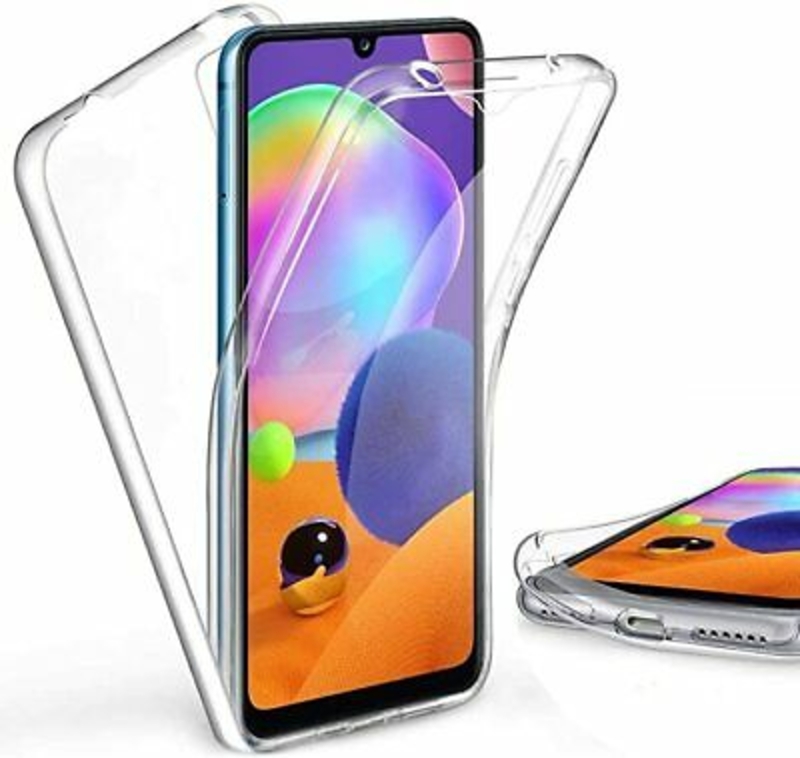 Picture of Funda doble 360º Para Samsung Galaxy A31  Delantera y trasera Gel Transparente