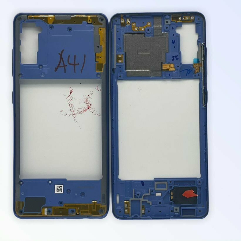 Picture of Marco intermedio chasis de pantalla Para Samsung Galaxy A41 Azul