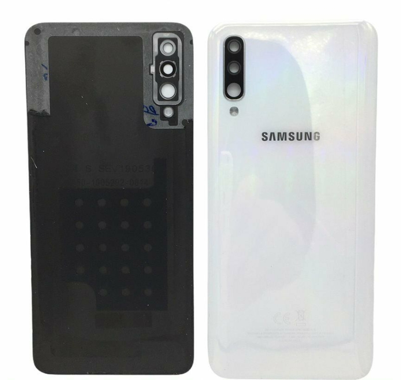Imagen de Tapa Trasera Cubre Batería Para Samsung Galaxy A50 A505 BLANCO +Lente Desmontaje