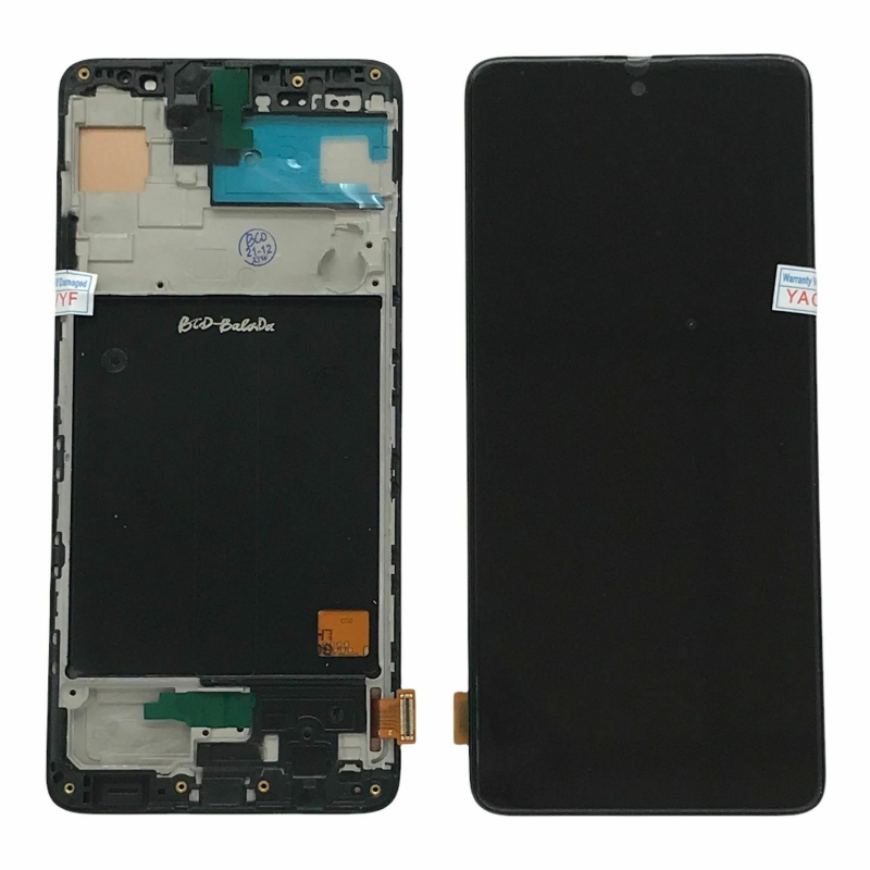 Imagen de Pantalla OLED Completa LCD +Táctil Con Marco Para Samsung Galaxy A51 NO HUELLA
