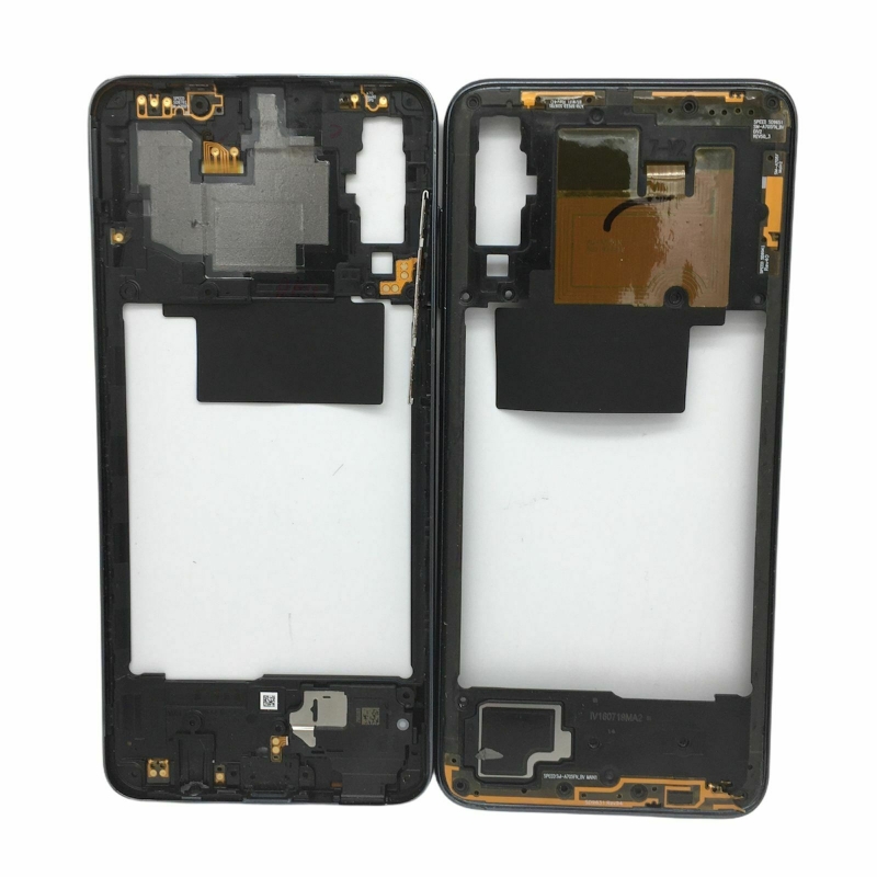 Imagen de Marco intermedio chasis de pantalla para Samsung Galaxy A70 Negro Desmontaje
