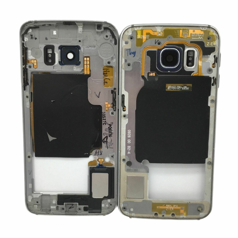 Picture of Marco intermedio chasis de pantalla para Samsung Galaxy S6 Edge Plata Desmontaje
