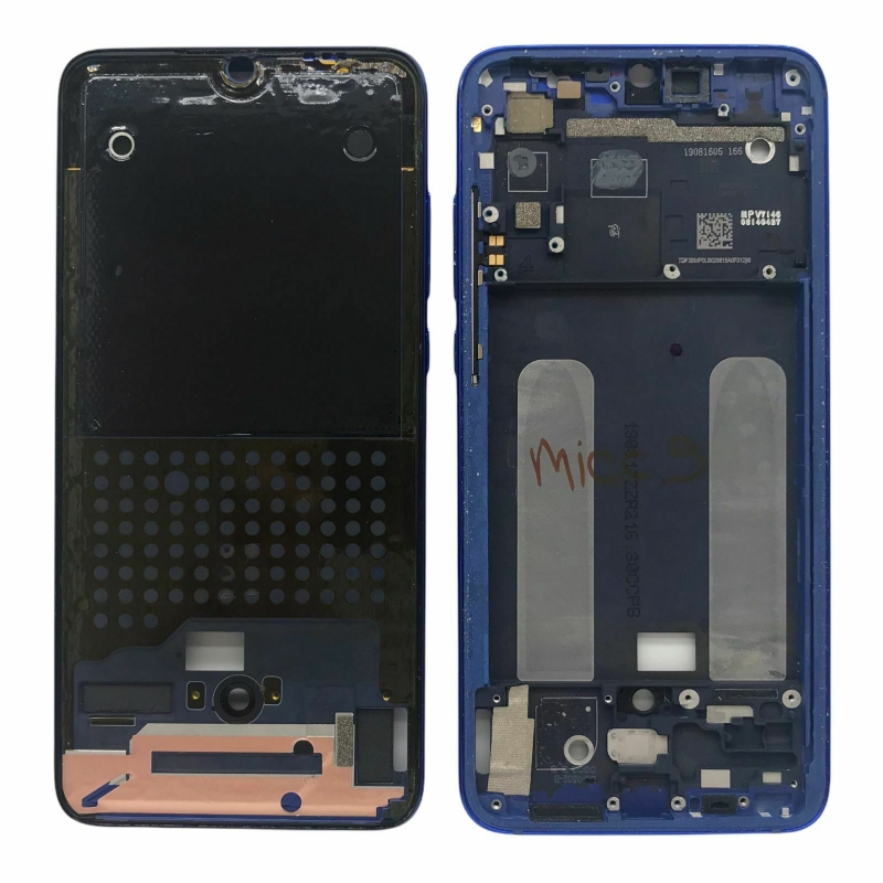 Imagen de Marco intermedio chasis de Pantalla Para Xiaomi Mi cc9 Color Azul  