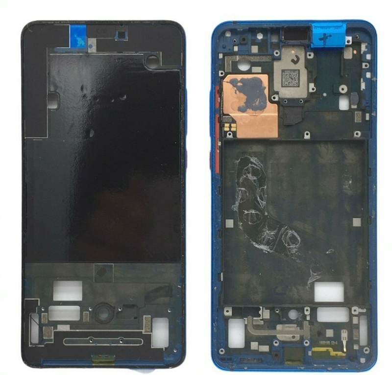 Imagen de Marco intermedio chasis de pantalla Para Xiaomi Redmi K20 Azul Desmontaje