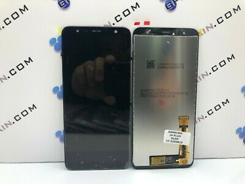 Imagen de Pantalla compatible oled tactil+lcd SAMSUNG J6 Plus J610F  NEGRA  