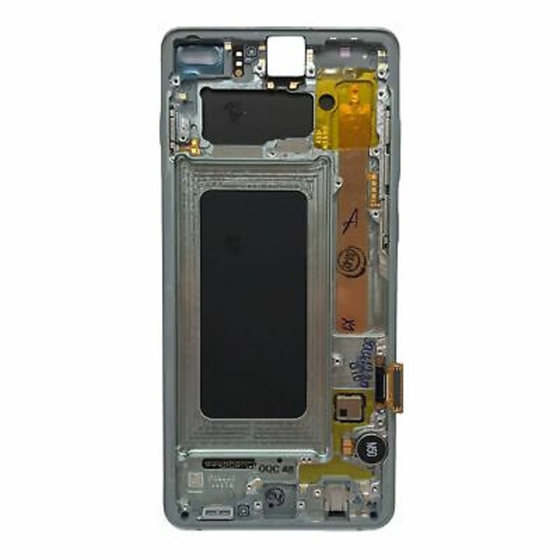 Imagen de Pantalla Completa + Marco Color Verde Original Para Samsung Galaxy S10+ SM-G975F