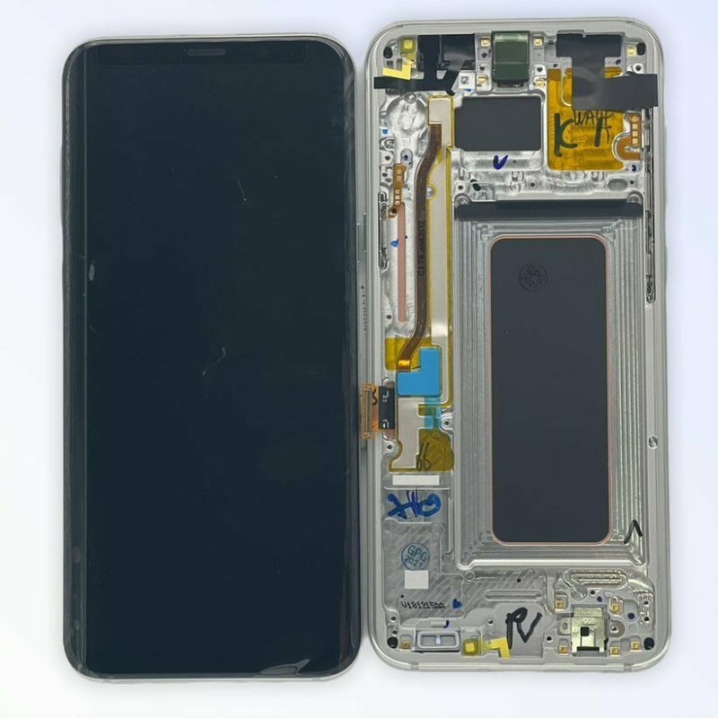 Imagen de Pantalla Display LCD+Tactil Original Samsung Galaxy S8+ G955 Con Marco Plata