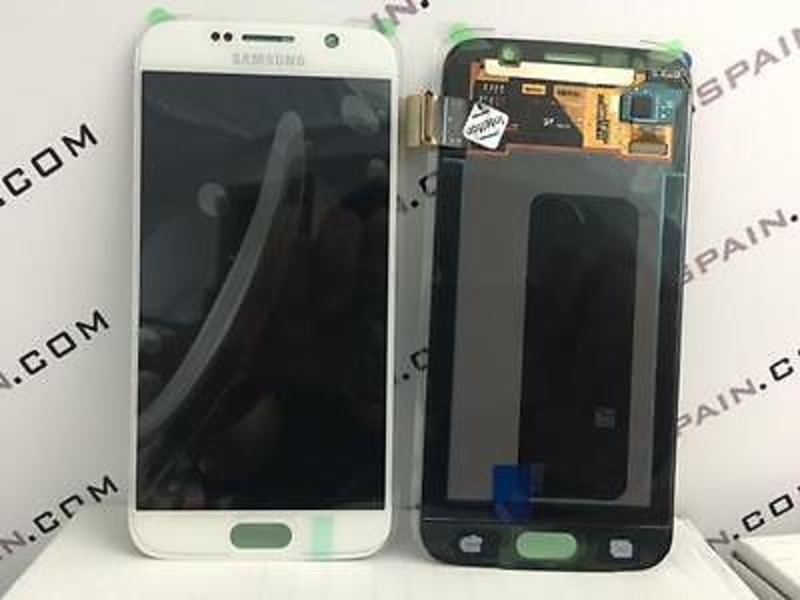 Picture of Pantalla Completa Samsung Galaxy S6 SM-G920 BLANCA ORIGINAL GH97-17260B I 