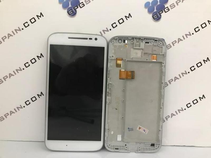 Picture of PANTALLA LCD+TACTIL CON MARCO MOTOROLA MOTO G4 COLOR BLANCA  