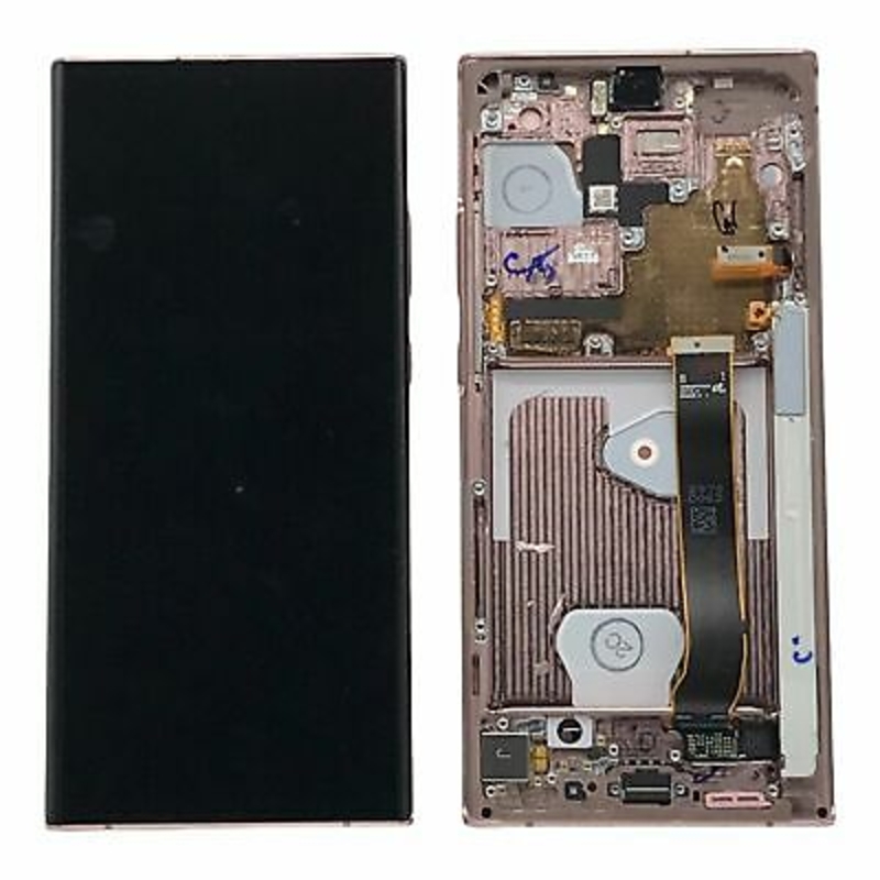 Imagen de Pantalla Original Completa +Marco Samsung Galaxy Note 20 Ultra Bronce DESMONTAJE