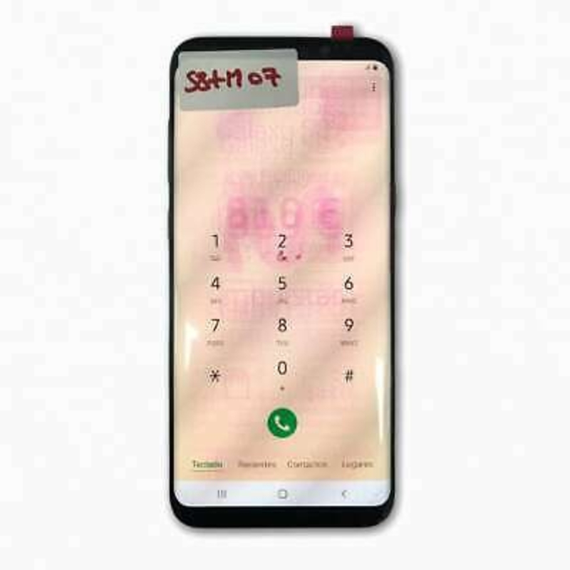 Picture of Pantalla Original Samsung Galaxy s8+ Super quemada Marco Violeta con defecto M07