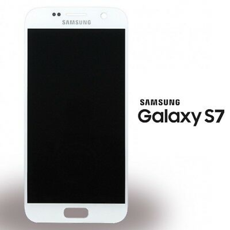 Imagen de PANTALLA ORIGINAL SIN MARCO SAMSUNG S7 G930F blanco DESMONTAJE TIPO A  