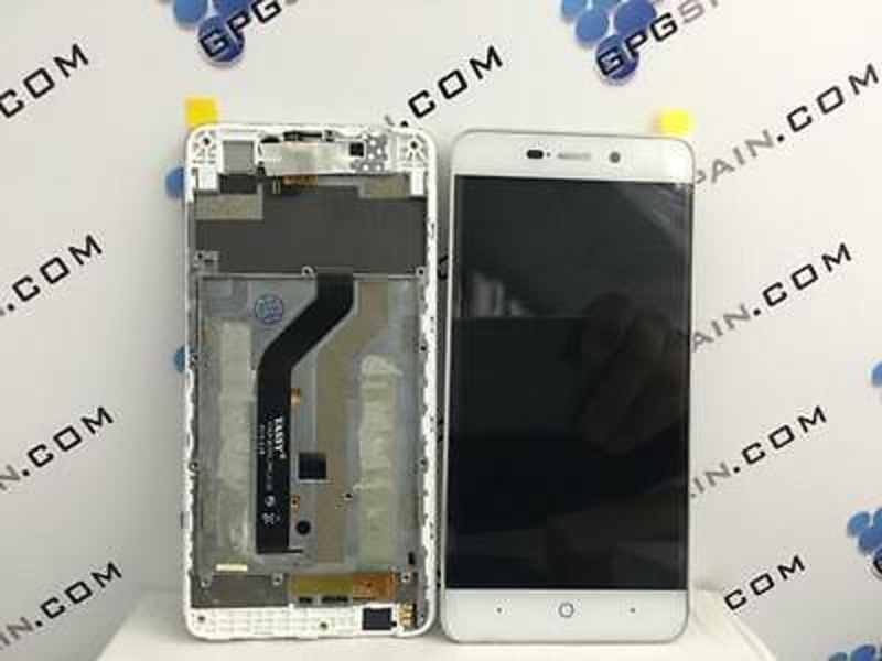 Imagen de PANTALLA ORIGINAL CON MARCO BLANCO PARA ZTE BLADE A452 ORIGINAL   S