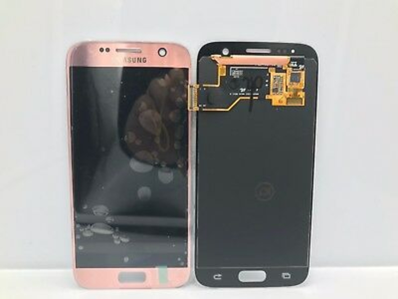 Picture of Pantalla Samsung Galaxy S7 SM-G930 PINK ROSA ORO ORIGINAL + ADHESIVO 