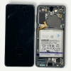Imagen de Pantalla Original LCD y Tactil Con Marco +batería Samsung Galaxy S21 5G Gris 