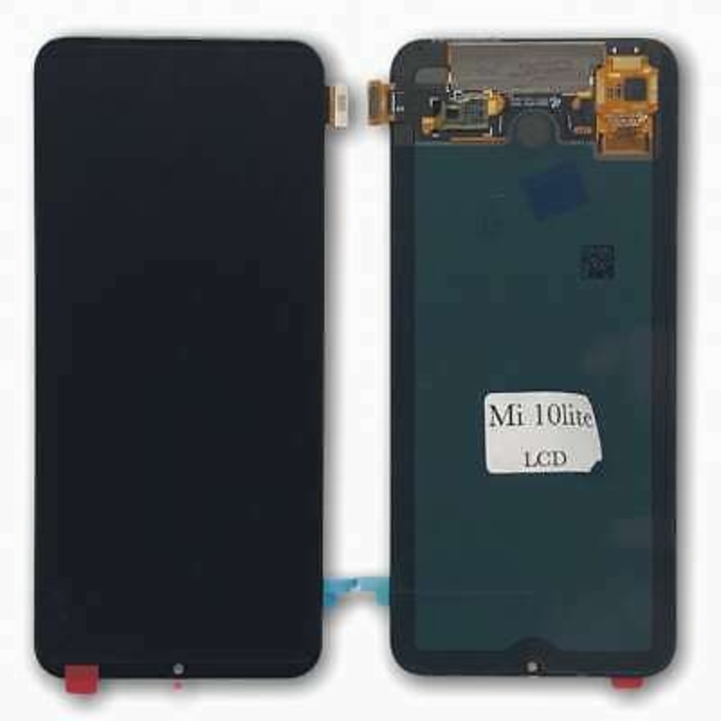 Imagen de Pantalla Original Oled Para Xiaomi Mi 10 Lite Sin Marco Color Negro  