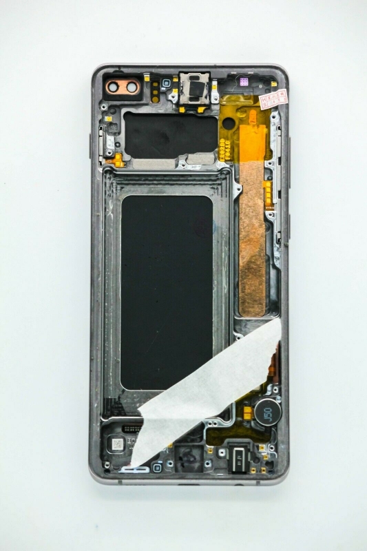 Imagen de PANTALLA ORIGINAL SAMSUNG GALAXY S10 PLUS CON MARCO NEGRO desmontaje  