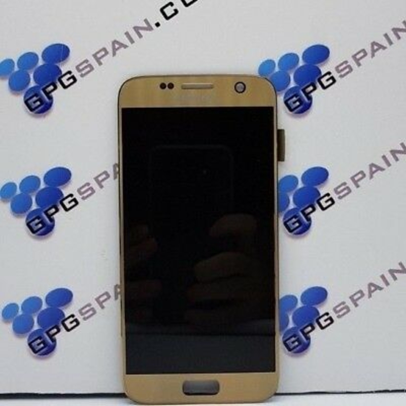 Imagen de Pantalla ORIGINAL SIN  MARCO SAMSUNG GALAXY S7 DDO DESMONTAJE   s9