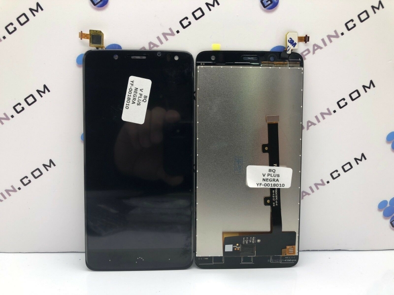 Imagen de PANTALLA ORIGINAL SIN MARCO  BQ AQUARIS V PLUS NEGRA 5.5  