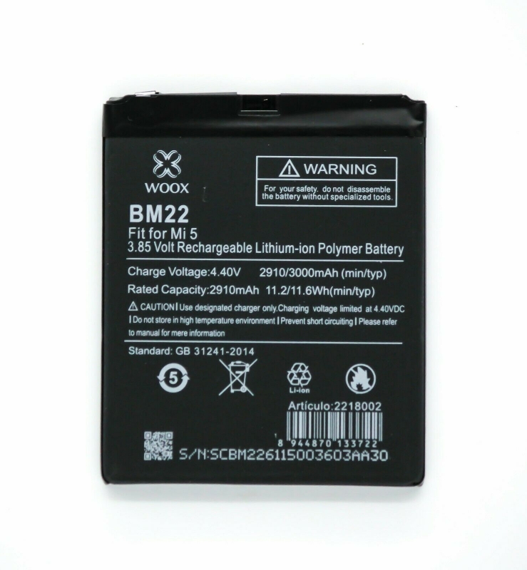 Picture of Batería Xiaomi Mi 5 Modelo BM22