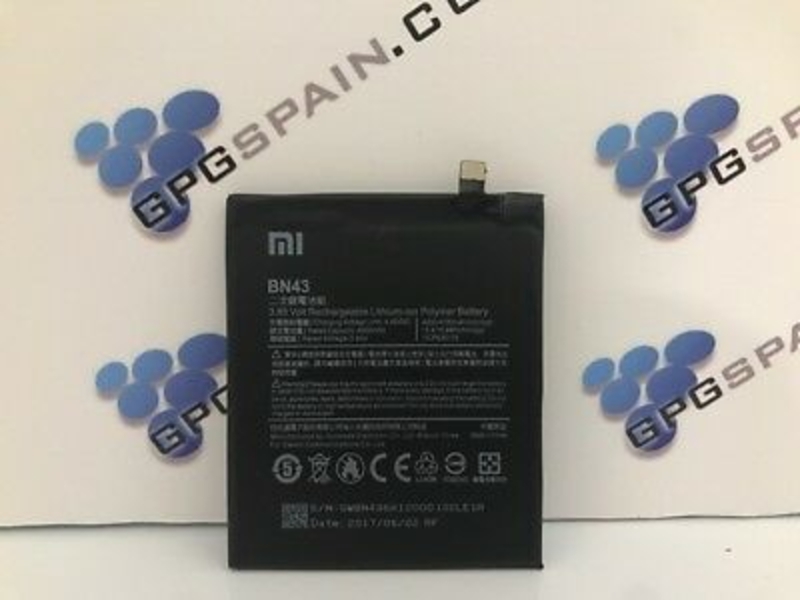 Imagen de BATERIA XIAOMI MODELO BN43 4000MHA PARA MODELOS XIAOMI NOTE 4X 