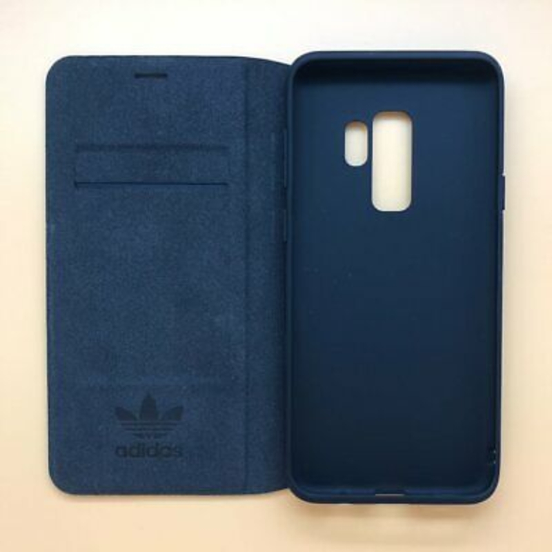 Picture of Funda de libro Sin Solapa Funda de cuero Adidas Para Samsung Galaxy S9+  Negra