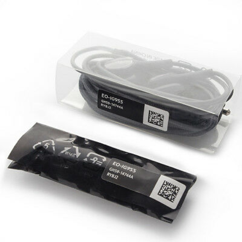 Picture of Auriculares ORIGINAL con micrófono Samsung Galaxy S8 S8 Plus negro eo-ig955 24h