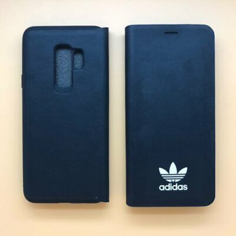 Imagen de Funda de libro Sin Solapa Funda de cuero Adidas Para Samsung Galaxy S9+  Negra