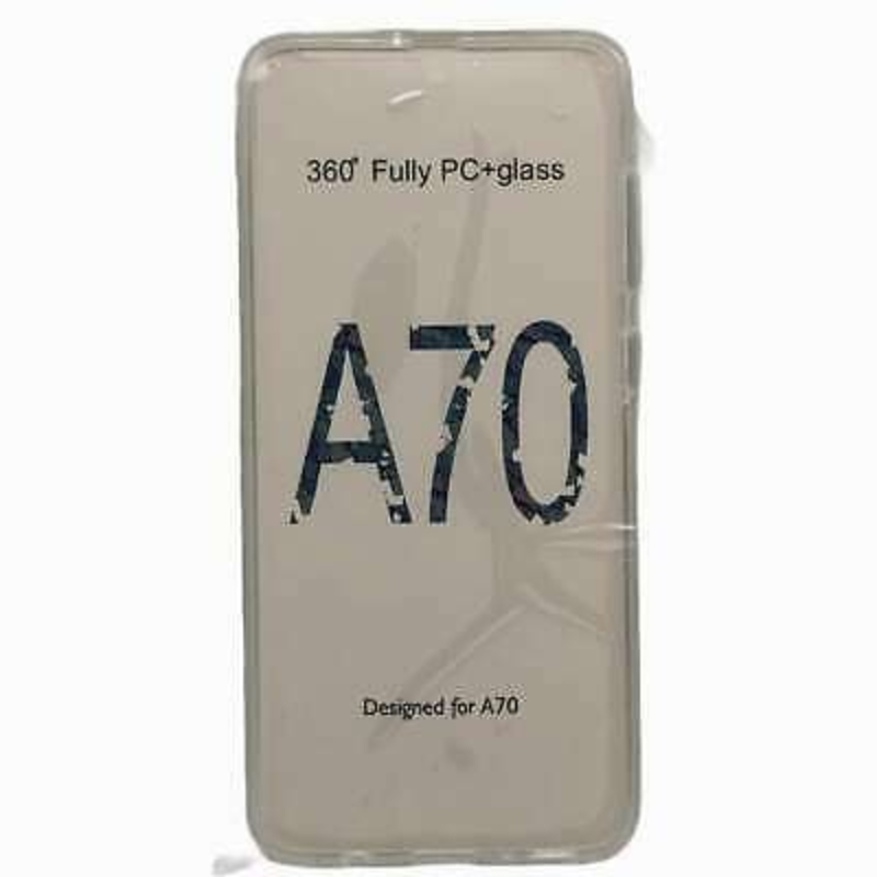 Picture of Funda doble 360º para SAMSUNG GALAXY A70  Delantera y trasera Gel Transparente