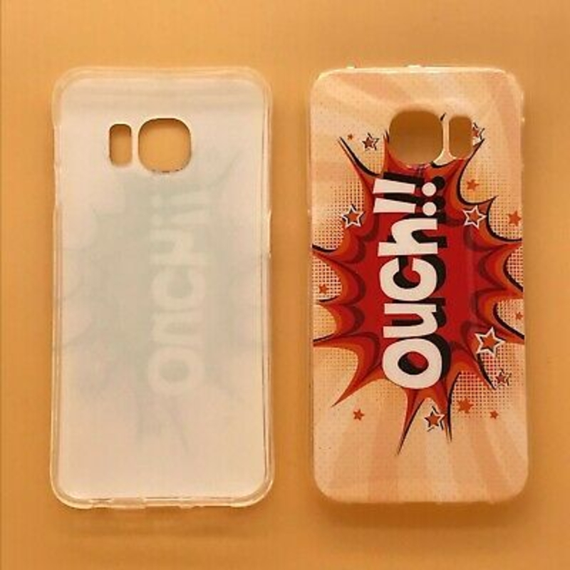 Imagen de Funda silicona Gel transparente Para Samsung Galaxy S6 Edge Con Dibujo