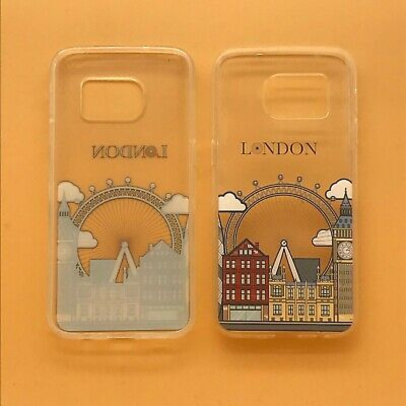 Imagen de Funda silicona Gel transparente Para Samsung Galaxy S7 Con Dibujo 