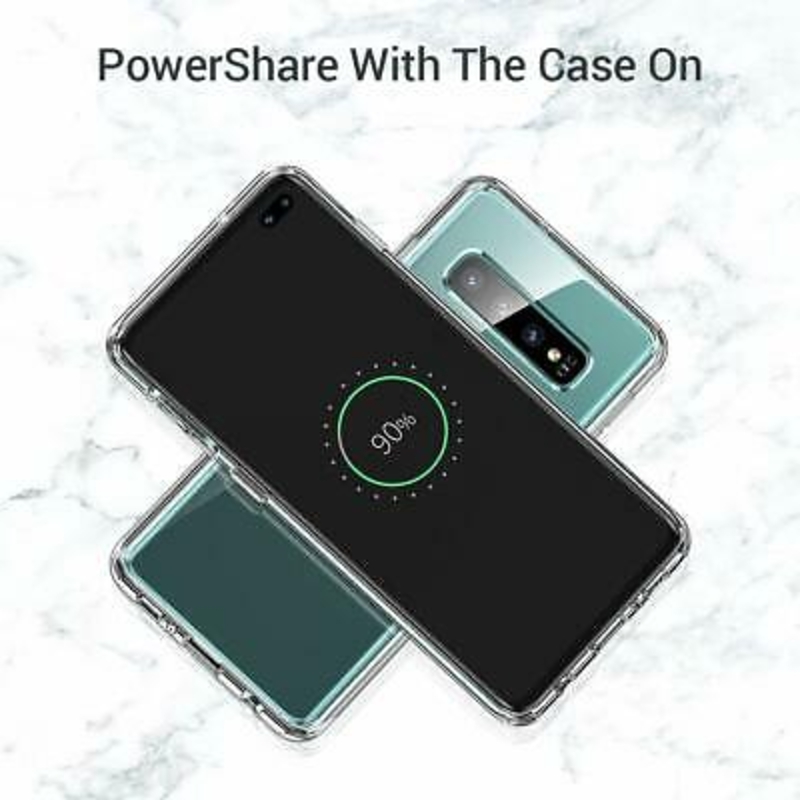 Imagen de FUnda trasparente SAMSUNG S10 PLUS Anti-Rasguño Bumper Case Crystal Clear 