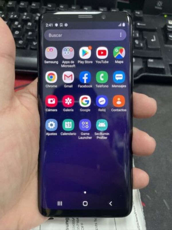 Imagen de Samsung Galaxy S9 SM-G960F/DS - 64GB - Midnight Black (Libre) (Dual SIM)