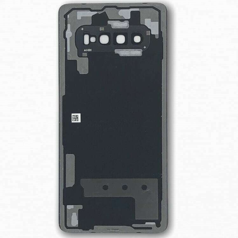Imagen de Tapa Trasera Original para Samsung Galaxy S10 Plus Blanca con Lente de Camara 
