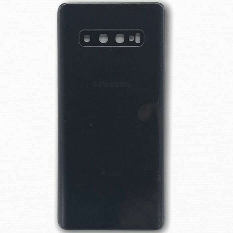 Imagen de Tapa Trasera Original Para Samsung Galaxy S10 Plus Negra con Lente de Camara 
