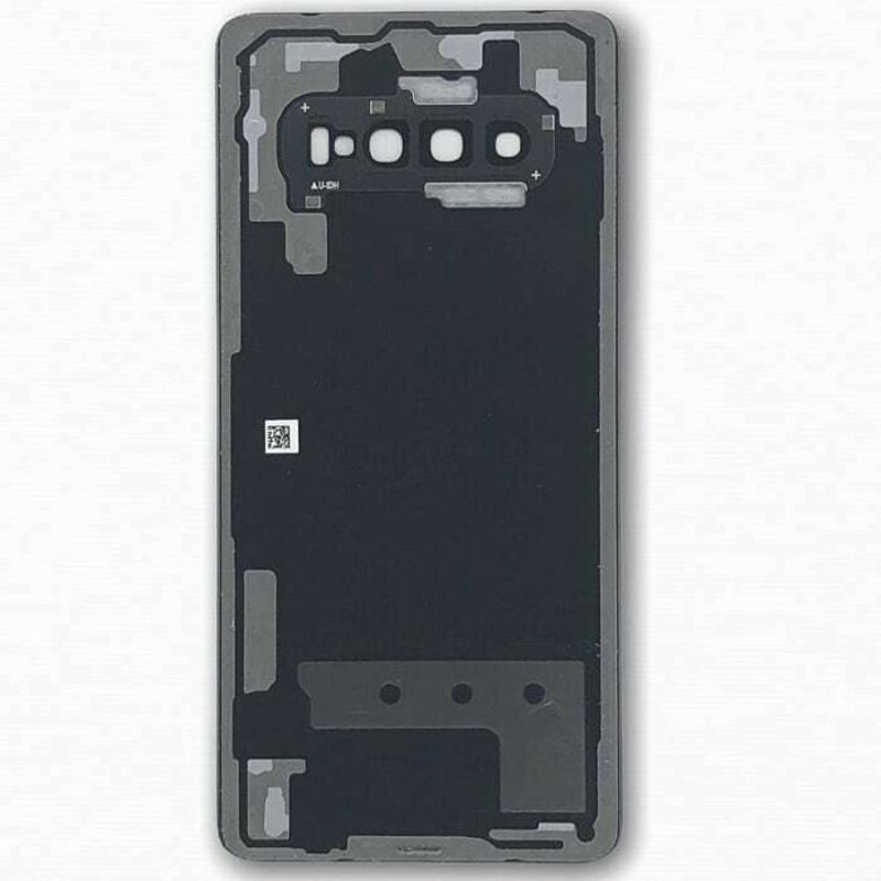 Imagen de Tapa Trasera Original Para Samsung Galaxy S10 Plus Negra con Lente de Camara 