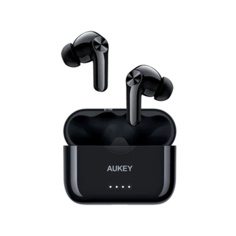 Picture of Auriculares AUKEY inalámbricos Auriculares 3D con micrófono Negro - EP-T28