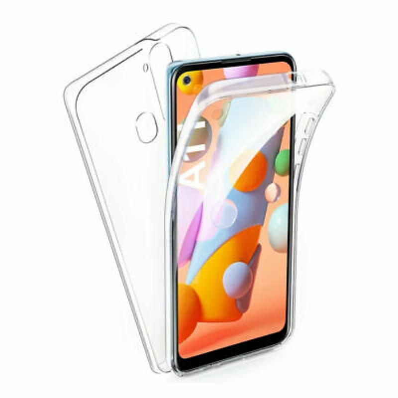 Imagen de Funda doble 360º Para Samsung Galaxy A11 Delantera y trasera Gel Transparente