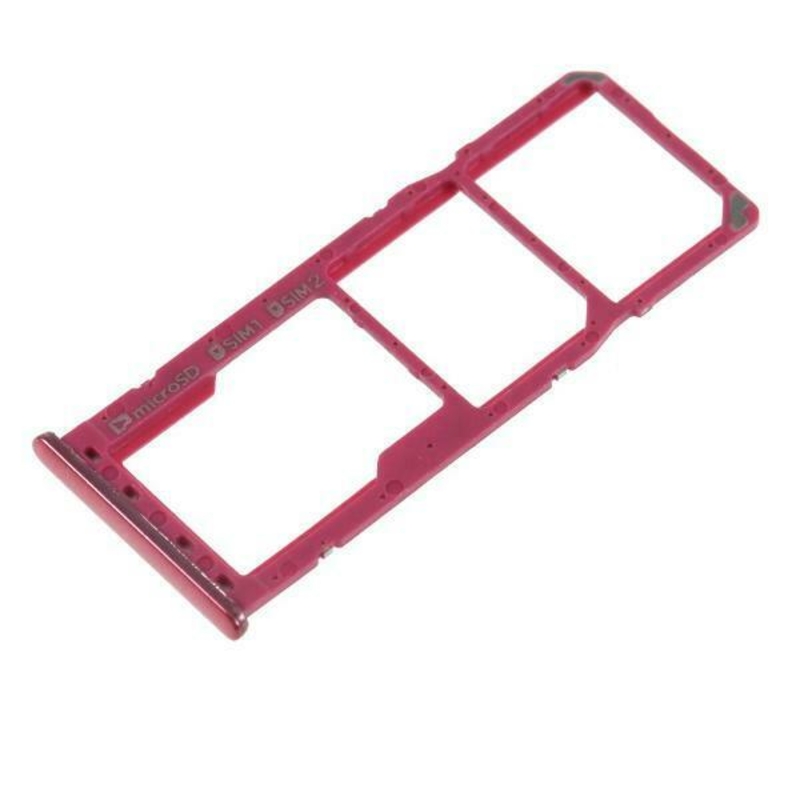 Picture of Bandeja o Soporte de Sim Dual y SD Para Samsung Galaxy A7 2018 Original Rosa