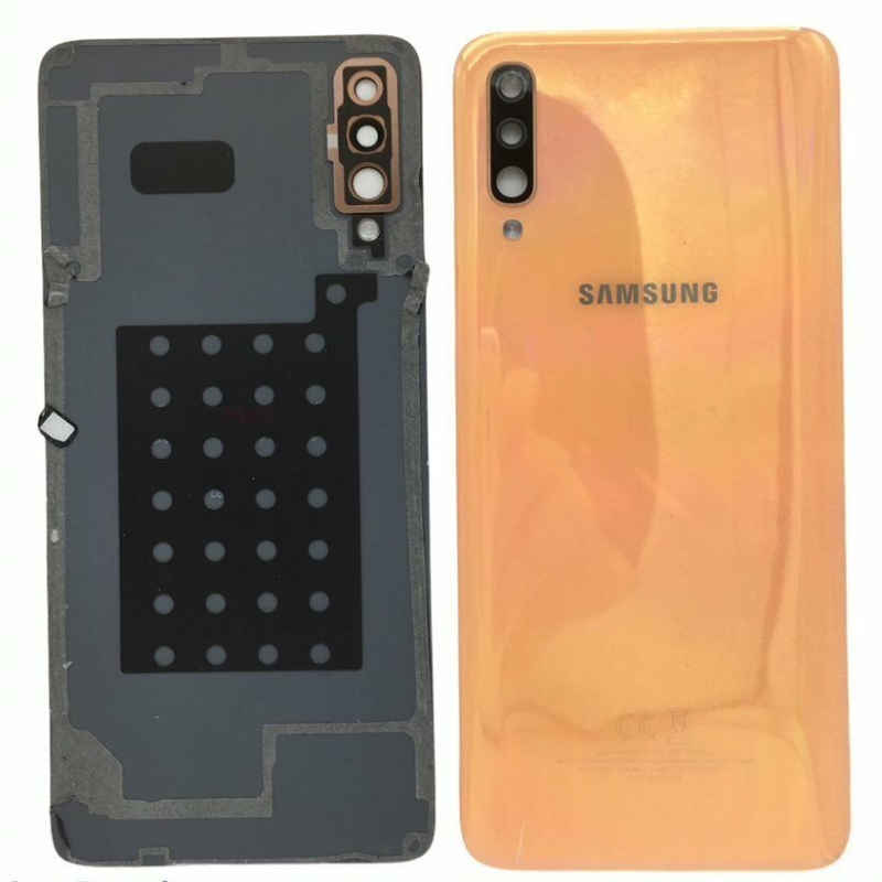 Imagen de Tapa Trasera Cubre Batería Para Samsung Galaxy A70 A705 NARANJA Desmontaje