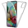 Imagen de Funda doble 360º para SAMSUNG GALAXY A71 Delantera y trasera Gel Transparente
