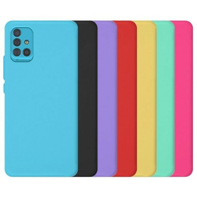 Imagen de Funda Silicona Suave Samsung Galaxy A71 con Cámara 3D - 7 Colores 