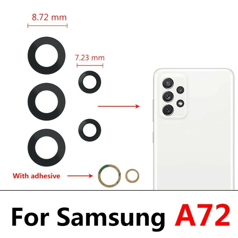 Imagen de Lente de cámara trasera Para Samsung Galaxy A72
