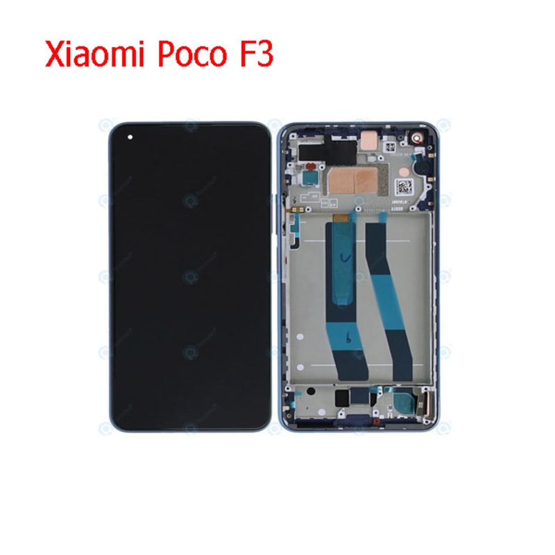 Imagen de Pantalla Completa Original Con Marco Azul Para Xiaomi Poco F3