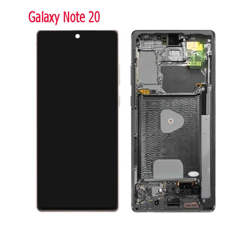 Imagen de Pantalla Original Completa +Marco Para Samsung Galaxy Note 20 Usado Gris