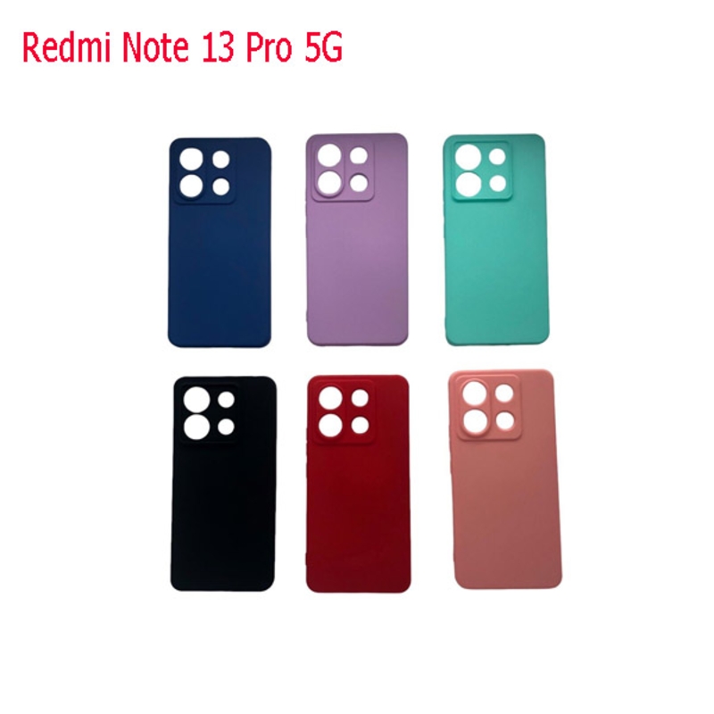 Imagen de Funda Silicona Suave Para Xiaomi Redmi Note 13 Pro 5G con Cámara 3D - 7 Colores