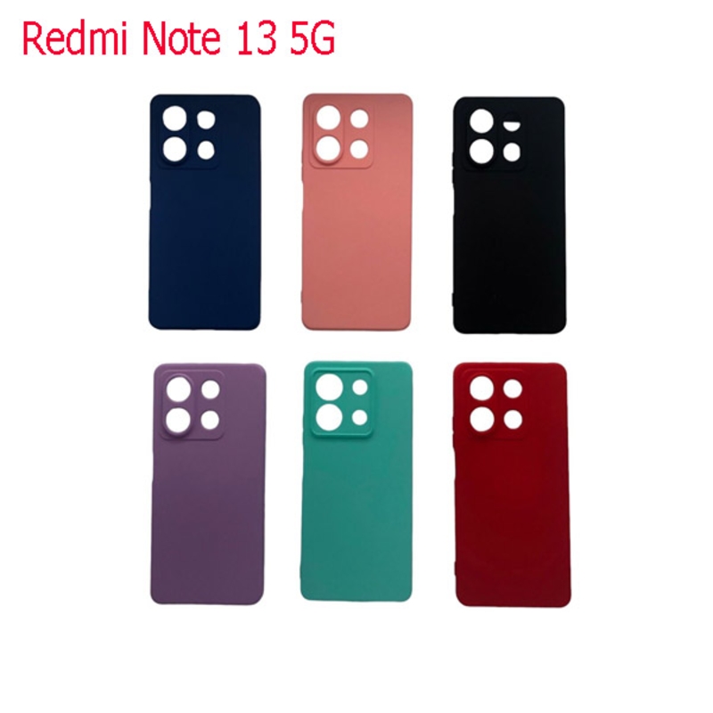 Picture of Funda Silicona Suave Para Xiaomi Redmi Note 13 5G con Cámara 3D - 7 Colores