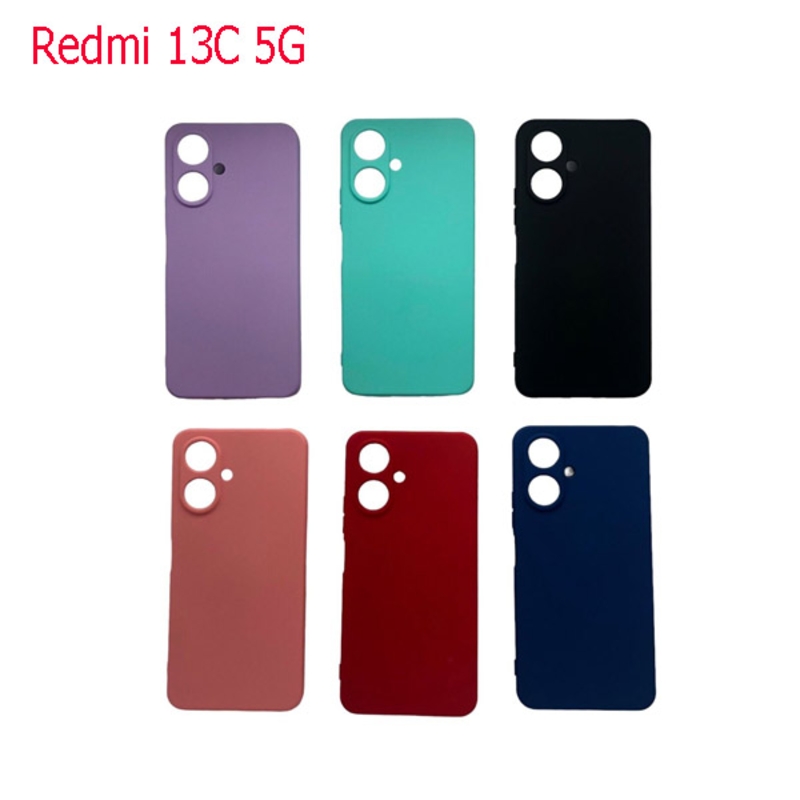 Imagen de Funda Silicona Suave Para Xiaomi Redmi 13C 5G con Cámara 3D - 7 Colores