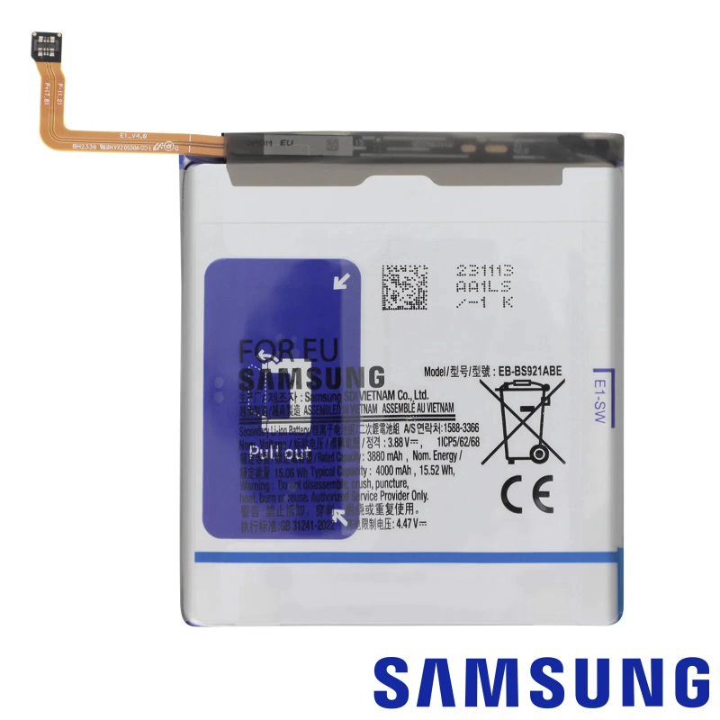 Imagen de Batería Original Para Samsung Galaxy S24 SM-S921 EB-BS921ABE 4000 mAh